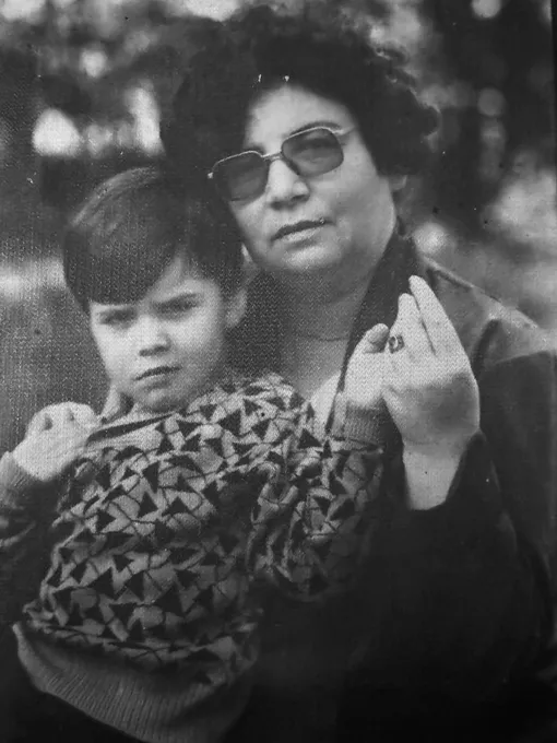 Ян Непомнящий с мамой Лилией Борисовной