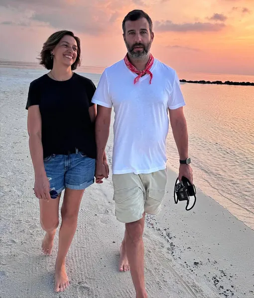 Супруги Наталья Кикнадзе и Иван Ургант