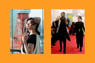 Японские лакированные ногти: как выглядит самый необычный маникюр с подиумов