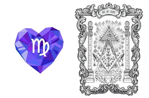 Карта таро Туз кубков