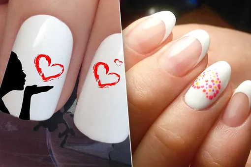 «Love is...»: 20 идей маникюра ко Дню святого Валентина «Love is...»: 20 идей маникюра ко Дню святого Валентина