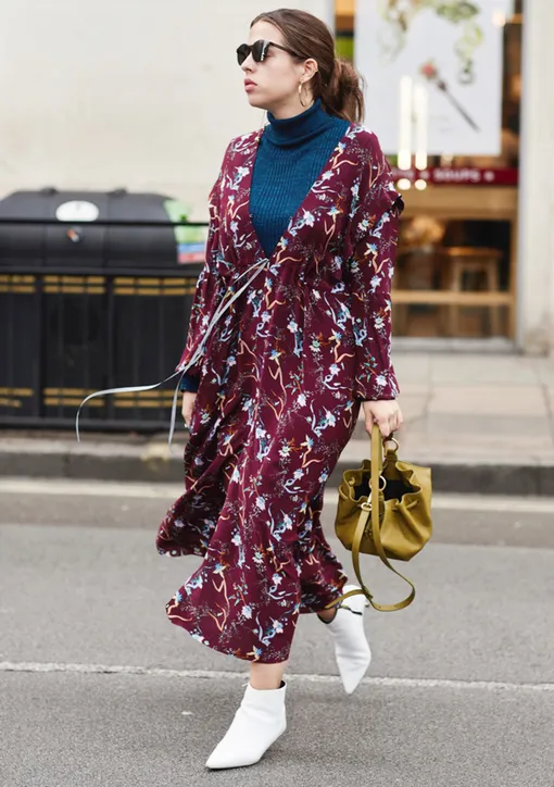 Самые модные платья на осень-2019: платье с запахом Самые модные платья на осень-2019: платье с запахом