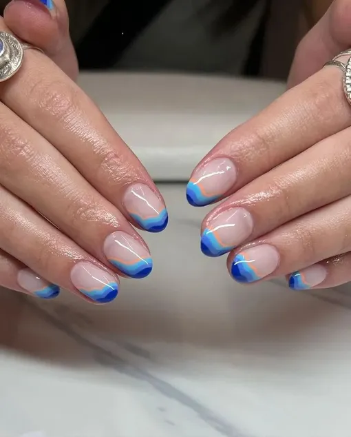 пляжный летний маникюр 2025 пляжный летний маникюр 2025