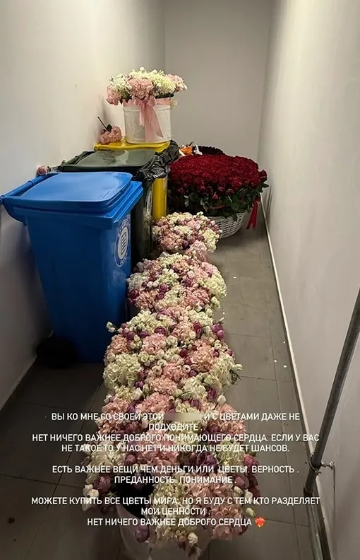 Анна Седокова избавилась от подарков поклонника