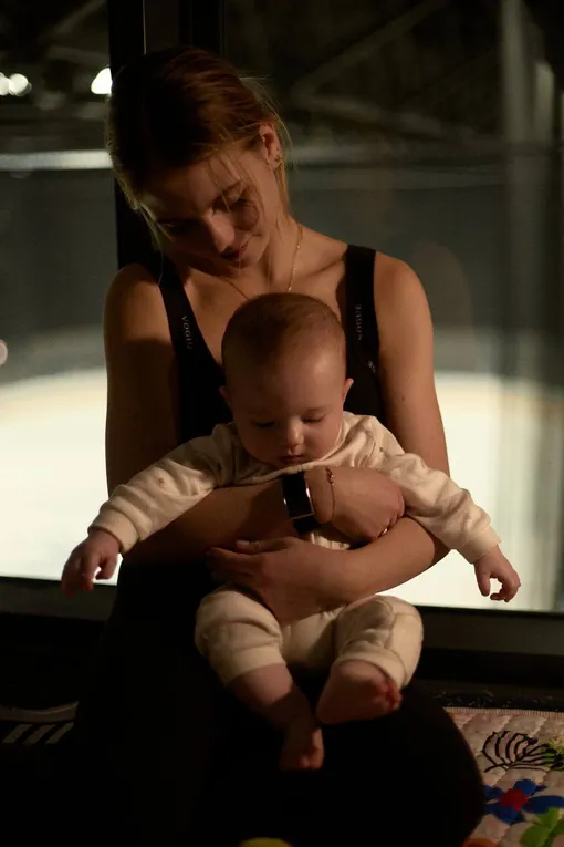 Александра Трусова показала полугодовалого сына Мишу