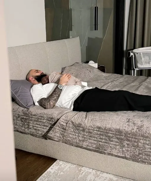 Александр Алиев с сыном Адамом