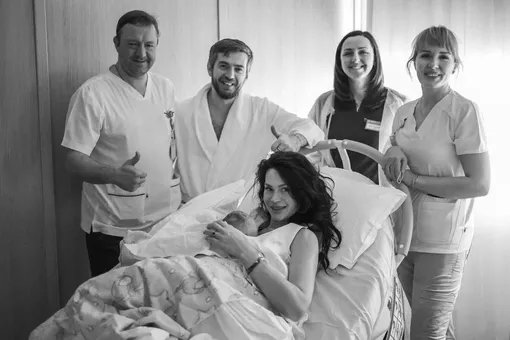 Анастасия Приказчикова стала многодетной мамой в госпитале «Лапино»