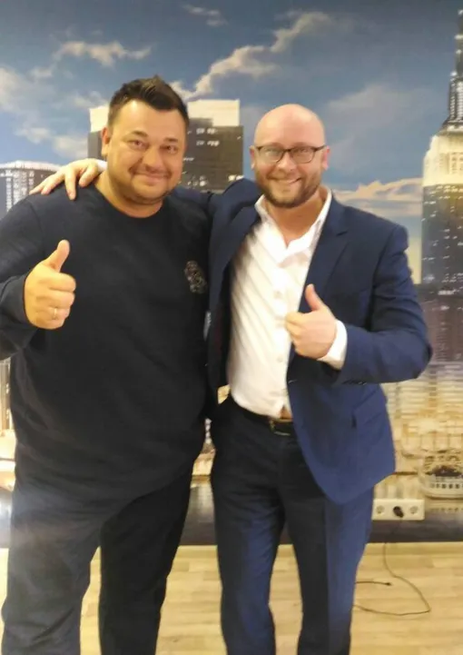 Сергей Жуков и Владимир Матвеенко Сергей Жуков и Владимир Матвеенко