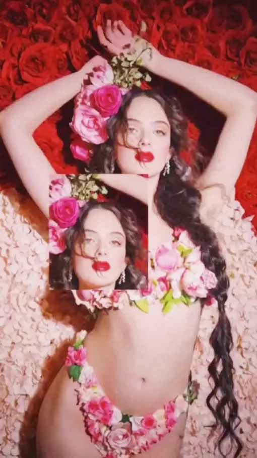 Модель подчеркнула свою фигуру