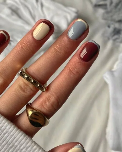 ретро маникюр