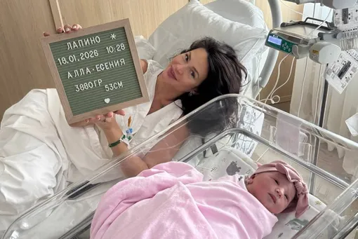 Анастасия Приказчикова родила дочь