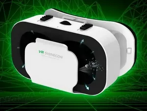 Очки виртуальной реальности для смартфона 3D игровые очки , шлем виртуальной реальности 3Д, с пультом