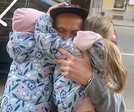 Юра Борисов с дочерьми