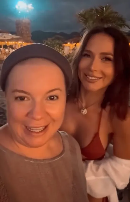 Алена Жигалова и Лерчек на шоу «Звезды в джунглях»