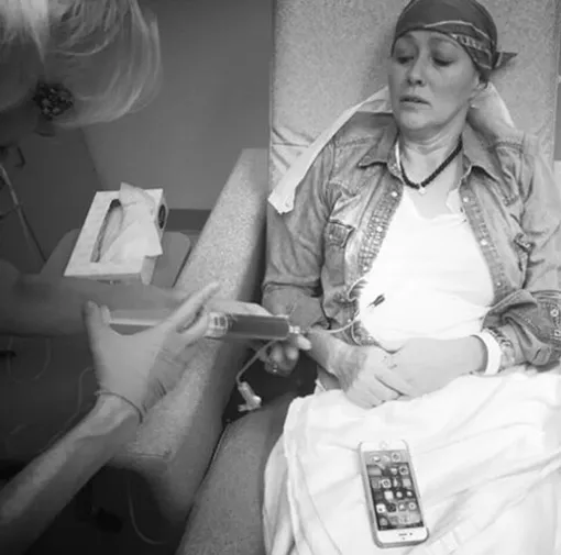 Больная раком Шэннон Доэрти