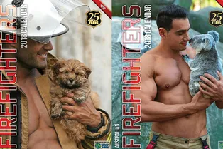 Австралийские пожарные снова разделись для благотворительного календаря Австралийские пожарные снова разделись для благотворительного календаря