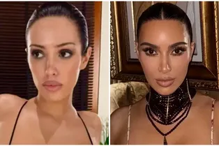 Бьянка Цензори снялась в боди с декольте и стрингами, скопировав образ Ким Кардашьян Бьянка Цензори снялась в боди с декольте и стрингами, скопировав образ Ким Кардашьян