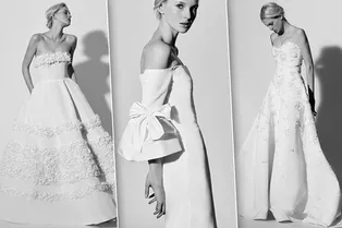 И сверху бантик: 16 свадебных нарядов Carolina Herrera на 2018 год