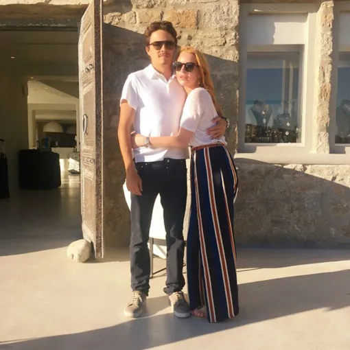 Линдси Лохан и Егор Тарабасов