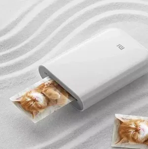 Принтер с термопечатью Xiaomi Mijia AR ZINK, цветн, меньше A6, белый