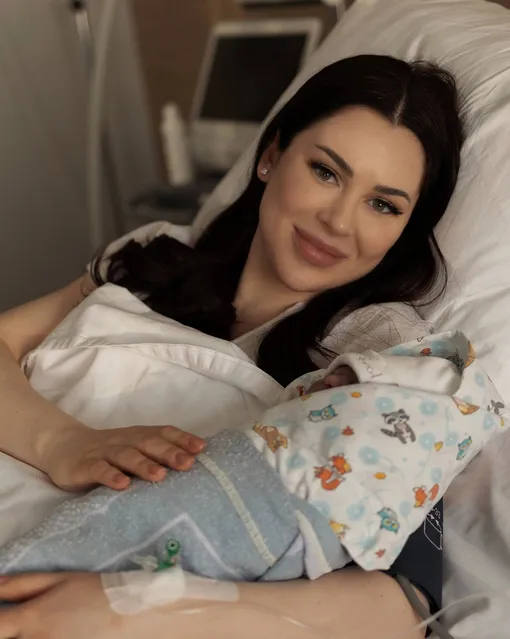 Юлия Пушман родила сына