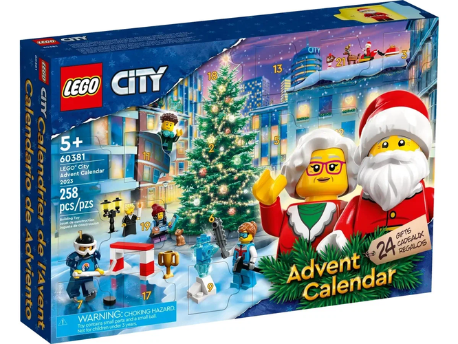 LEGO Christmas minifigure set for games