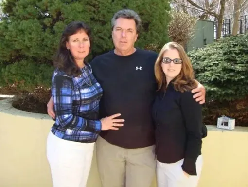 Линда Стивенсон с мужем Биллом и дочерью Кристиной Веттори