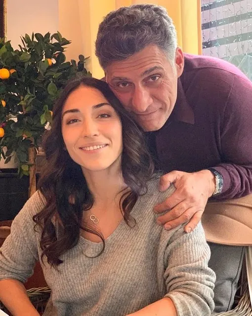 Тигран Кеосаян с дочерью Александрой