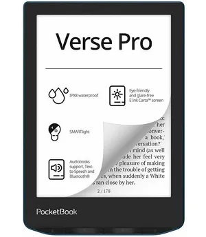 Электронная книга PocketBook 634 Verse Pro Azure (PB634-A-WW)