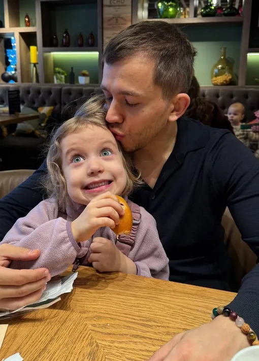 Сергей Романович с дочерью