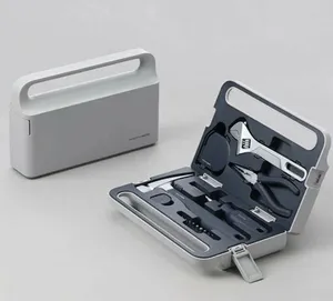Набор инструментов HOTO Manual Tool Set QWSGJ002, отвёртка, молоток, измерительная лента 3 м, плоскогубцы, гаечный ключ, набор бит, кейс Набор инструментов HOTO Manual Tool Set QWSGJ002, отвёртка, молоток, измерительная лента 3 м, плоскогубцы, гаечный ключ, набор бит, кейс