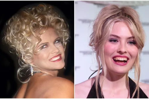 Дочь Анны Николь Смит надела ее культовое платье с глубоким декольте Дочь Анны Николь Смит надела ее культовое платье с глубоким декольте