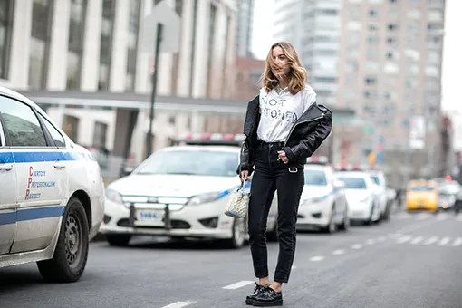 кожаные куртки осень 2015