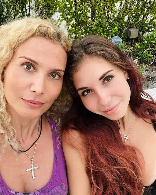 Этери Тутберидзе с дочерью Дианой Дэвис