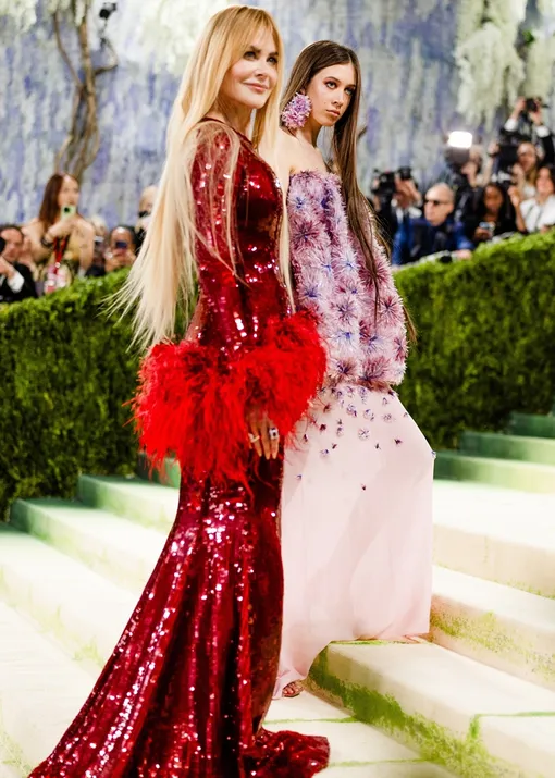 Николь Кидман с дочерью на Met Gala