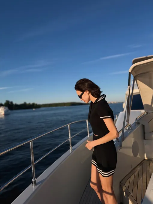 Алина Загитова на яхте Алина Загитова на яхте