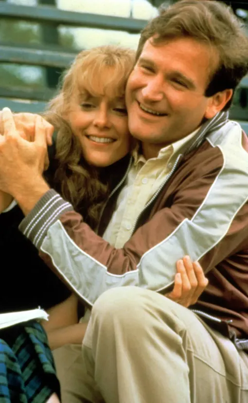 Мэри Бет Хёрт и Робин Уильямс в фильме «Мир по Гарпу»