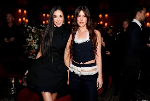 Деми Мур и Скаут Уилллис Деми Мур и Скаут Уилллис