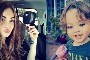 Редкий кадр: Меган Фокс показала подросшего сына Боди Редкий кадр: Меган Фокс показала подросшего сына Боди