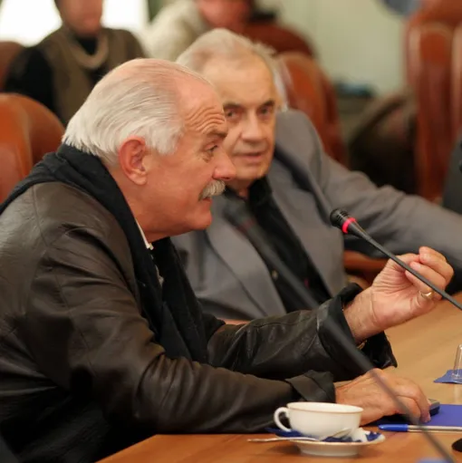 Никита Михалков и Эльдар Рязанов