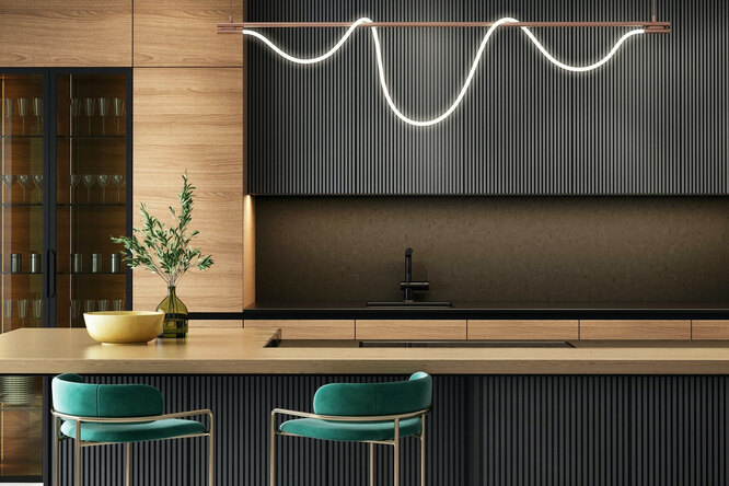 organization of workspace in the kitchen