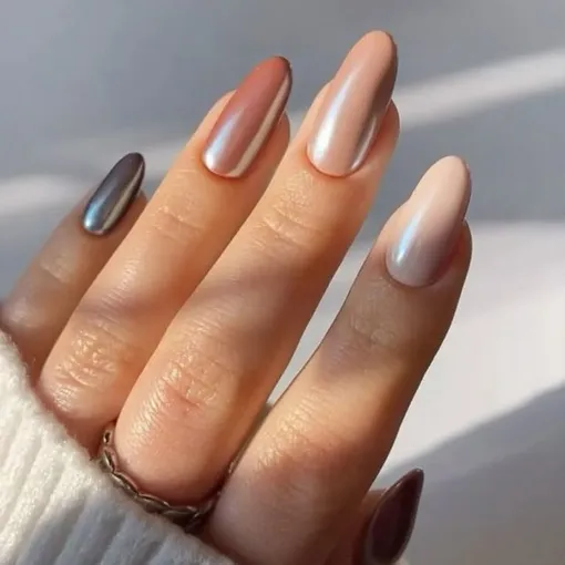 маникюр бэби хром маникюр бэби хром