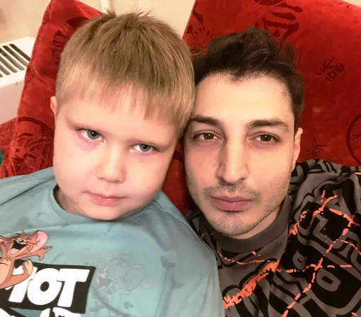 Иосиф Оганесян с сыном