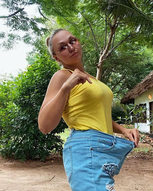 Как похудела Надежда Ангарская