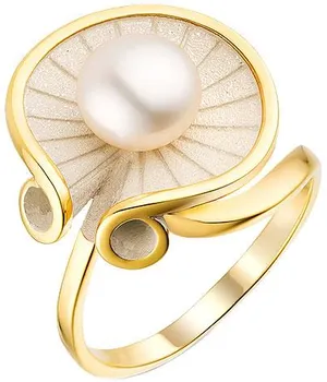 Оригинальное позолоченное кольцо De Fleur, 3840 руб.