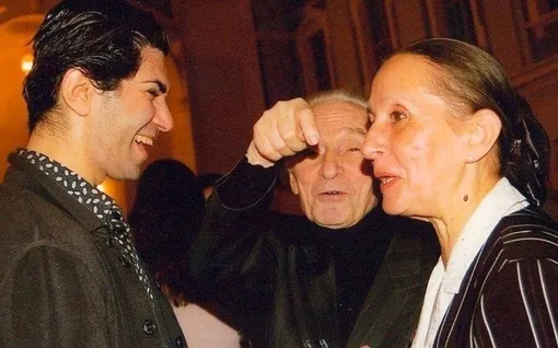 Николай Цискаридзе, Юрий Григорович и Наталия Бессмертнова Николай Цискаридзе, Юрий Григорович и Наталия Бессмертнова