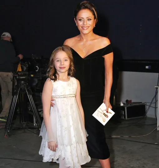 Юлия Началова с дочерью Верой