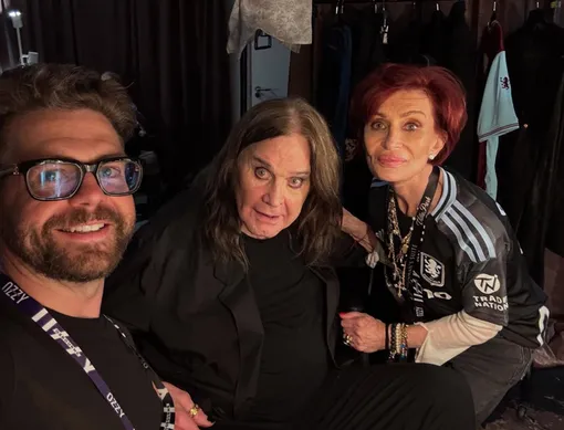 Джек Осборн с родителями Оззи и Шэрон