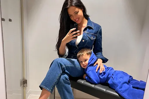 Анастасия Решетова с сыном Ратмиром