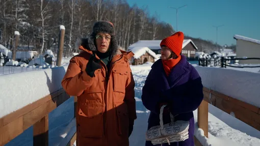 Ведущие программы Сергей Агапкин и Сесиль Плеже